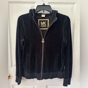Women’s Michael Kors Velour Hooded Jacket